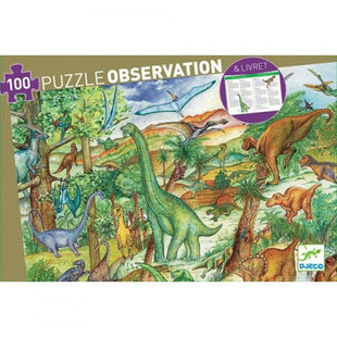 Djeco puzzle Dinosaures 100pcs