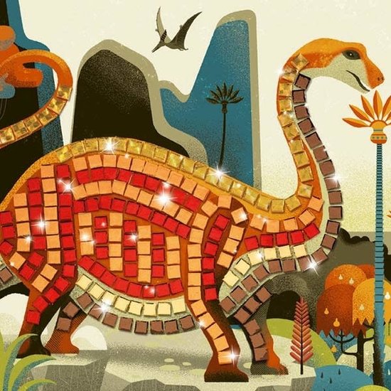 Djeco Mosaïque - dinosaures - métal - Djeco +4 ans