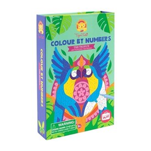 Coloriage par numéro The Tropics Tiger Tribe