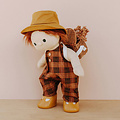 Olli Ella Olli Ella Dinkum doll valisette voyage poupée Apricot