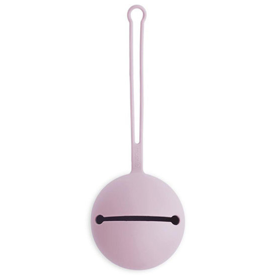 Mushie Mushie porte-tétine en silicone Soft lilac