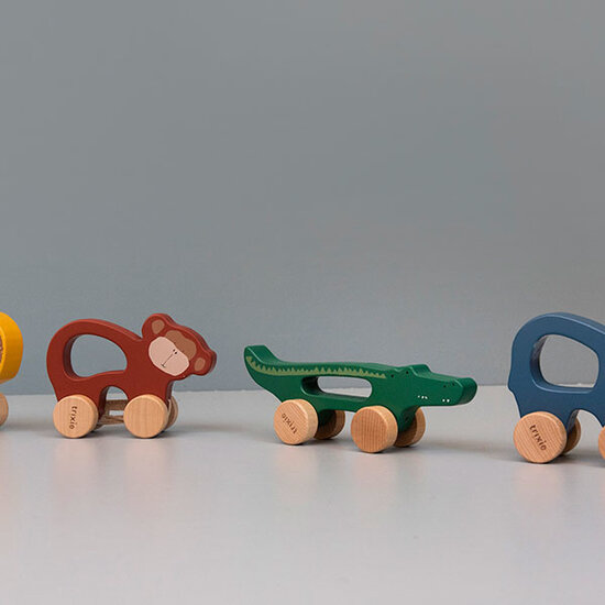 Trixie Baby Jouet à tirer Mr. Crocodile - Trixie