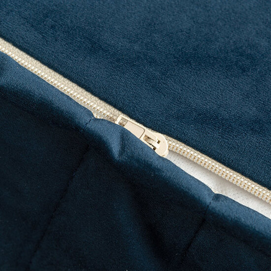 Nobodinoz tipi en accessoires Pouf Nobodinoz Chelsea Velvet Night Blue