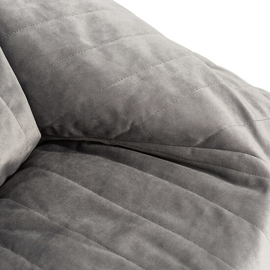 Nobodinoz tipi en accessoires Pouf Nobodinoz Chelsea Velvet Slate Grey