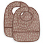 Bavoir imperméable Meadow Chestnut 2 pièces - Jollein