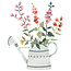 Lilipinso stickers muraux Queyran Flowered Watering Can