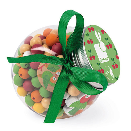 Janod speelgoed Janod Birdy perles en bois Lovebirds