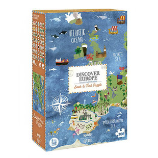 Puzzle Londji Discover Europe 200 pièces +6 ans