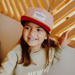 Casquette Hello Hossy Suede Old Pink