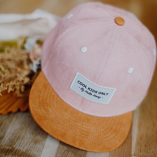 Hello Hossy Casquette Hello Hossy Suede Old Pink