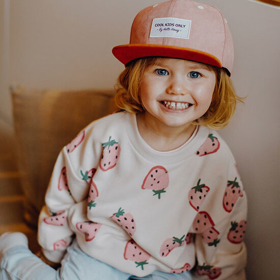 Hello Hossy Casquette Hello Hossy Suede Old Pink