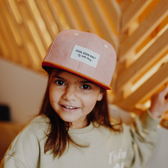 Hello Hossy Casquette Hello Hossy Suede Old Pink