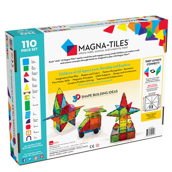 Magna-Tiles Magna-Tiles | Metropolis 110 Pièces Set