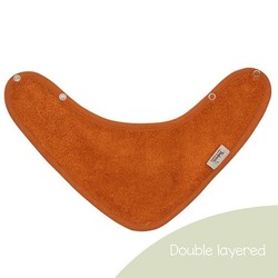 Bavoir bandana double couche Inca Rust 36x20cm - Timboo
