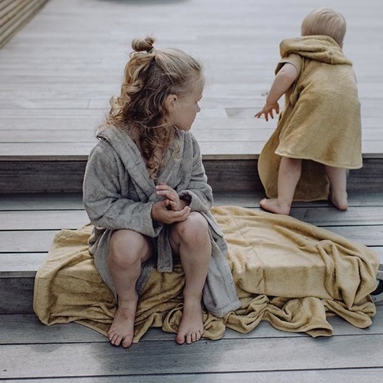 Timboo Bavoir bandana double couche Inca Rust 36x20cm - Timboo