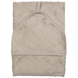 Cape de bain XXL Feather Grey 95x95cm - Timboo