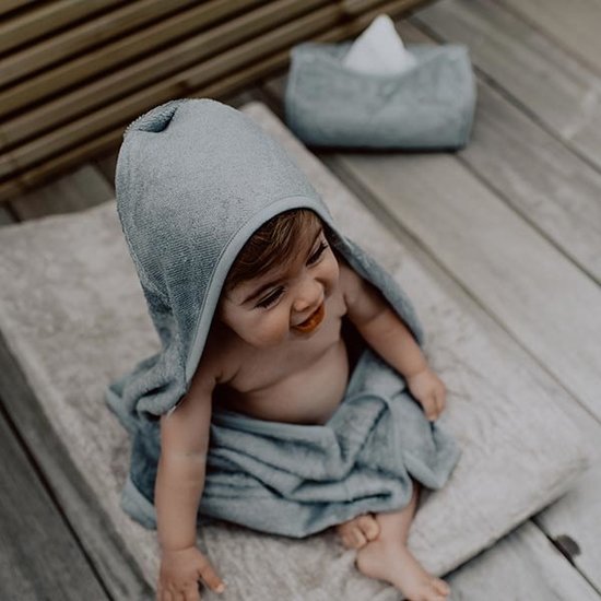 Timboo Cape de bain XXL Moon Blue 95x95cm - Timboo