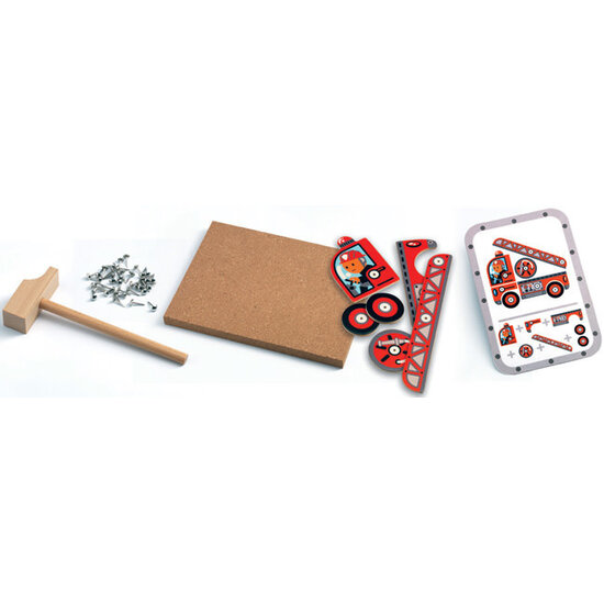 Djeco Djeco jeu de formes à clouer Tap tap Véhicules