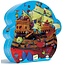 Djeco Puzzle Pirates incroyable silhouette - Bateau de Barberousse - Djeco