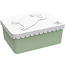 Blafre Lunch box - boÃ®te Ã  tartines - macareux - blanc-mint - Blafre