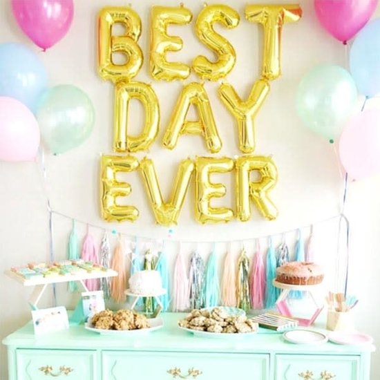 Northstar Ballon - lettres - or - 40 cm - Northstar - Z