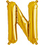 Ballon - lettres - or - 40 cm - Northstar - N