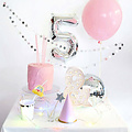 Northstar Ballon - chiffres - argent - 40 cm - Northstar - 3