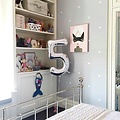 Northstar Ballon - chiffres - argent - 40 cm - Northstar - 3