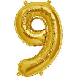 Ballon - chiffres - or - 40 cm - Northstar - 9