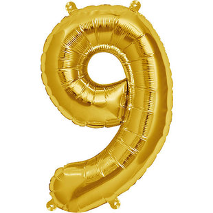 Ballon - chiffres - or - 40 cm - Northstar - 9