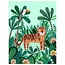 Carte postale - tigre - Rebecca Jones - Petit Monkey