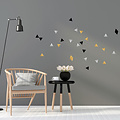 Pom Le Bonhomme Stickers muraux triangles Chic - Pöm Le Bonhomme - set de 72 stickers