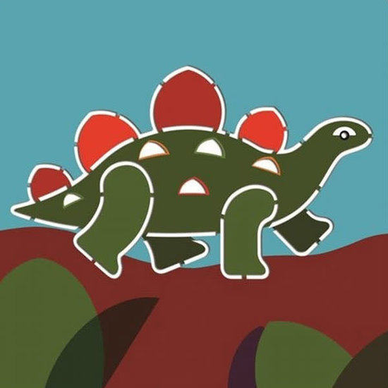 Djeco Djeco - pochoirs - dinosaures