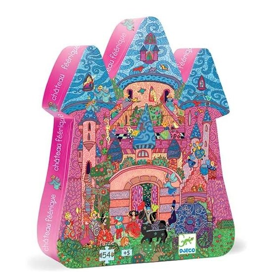 Djeco Puzzle Château féerique - Djeco - 54 pièces - 5 ans