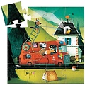 Djeco Puzzle Le camion de pompier - Djeco - 16 pièces - 3 ans