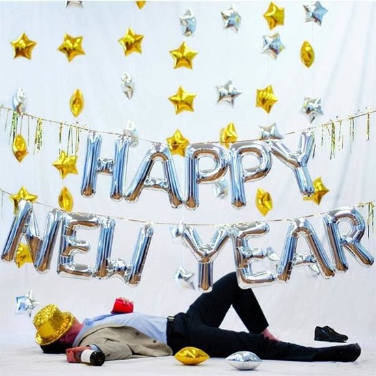 Northstar Ballon - lettres - argent - 40 cm - Northstar - S