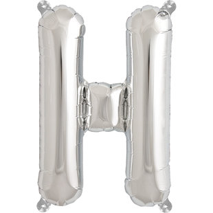 Ballon - lettres - argent - 40 cm - Northstar - H