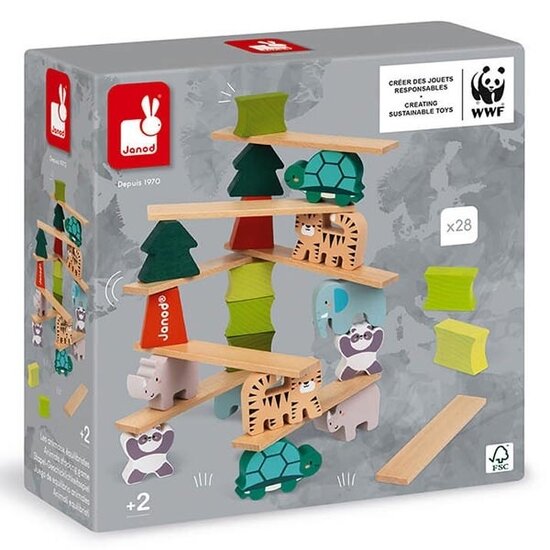Janod speelgoed Janod jeu les animaux equilibristes WWF®