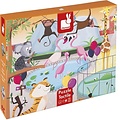 Janod speelgoed Janod - puzzle tactile - Une journée au zoo - 20pcs +3 ans