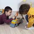 Janod speelgoed Janod camion de chantier Brico'Kids
