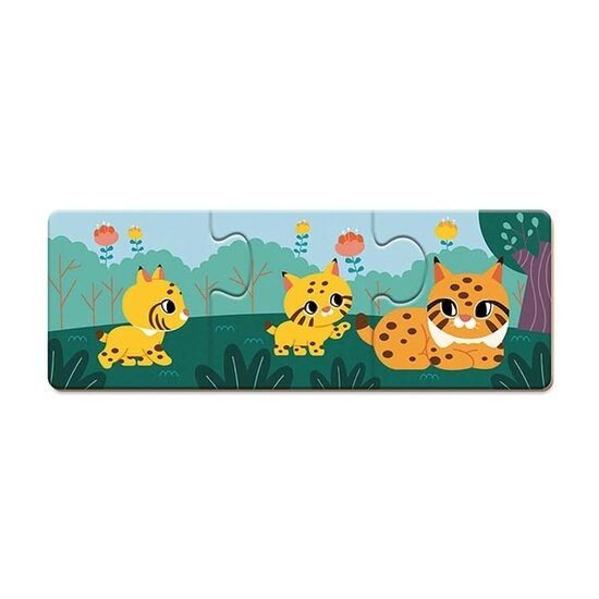 Janod speelgoed Janod puzzle animaux 10x 3 pièces WWF®