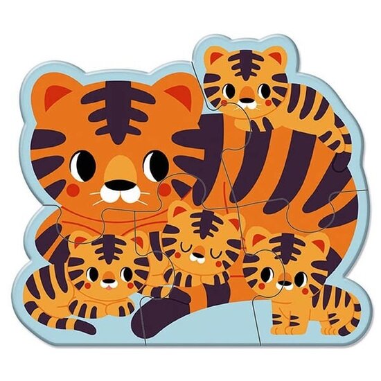 Janod speelgoed Janod puzzles animaux 2-3-4-5-6 pièces WWF®