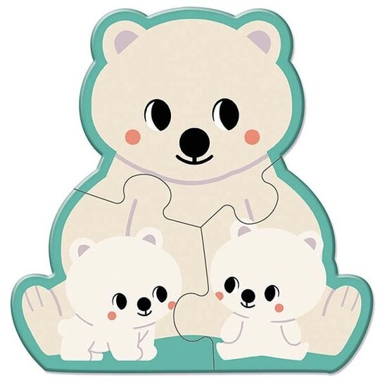 Janod speelgoed Janod puzzles animaux 2-3-4-5-6 pièces WWF®