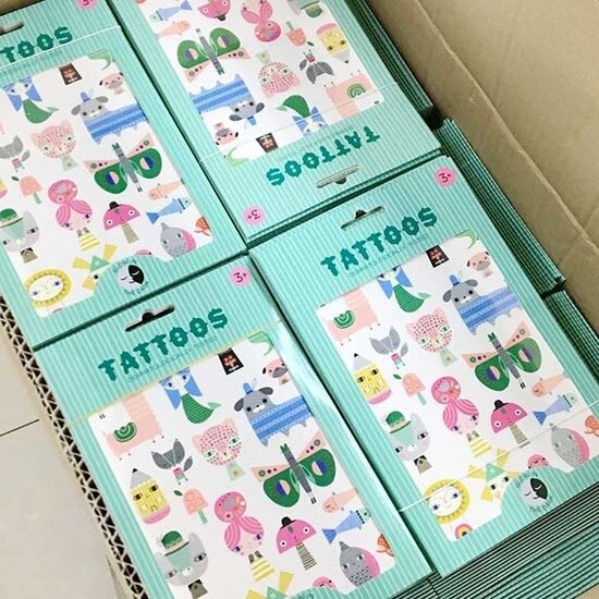 Petit Monkey Petit Monkey - tatouages Leopard - Glow in the dark +3 ans