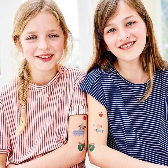 Petit Monkey Petit Monkey - tatouages Leopard - Glow in the dark +3 ans