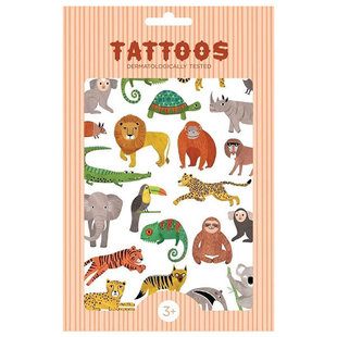 Petit Monkey tatouages animaux de la jungle +3a