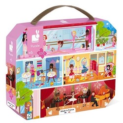 Janod valisette puzzle danse académie 100pc +5ans