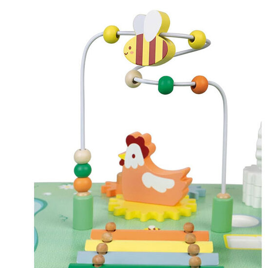 Janod speelgoed Table d'activités Jolie Prairie +1 an Janod