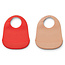 Liewood Bavoirs Tilda bib Cat apple red/tuscany rose mix - Liewood