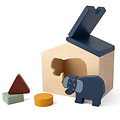 Trixie Baby Maison en bois boîte à formes Mrs. Elephant - Trixie